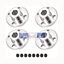 Picture of DMiotech   4 Pack 8mm Inner Dia H13xD16 Flange Coupling Connector Rigid Guide Shaft Support Coupler