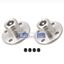 Picture of DMiotech 2 Pack 5mm Inner Dia H12xD10 Flange Coupling Connector Rigid Guide Shaft Support Coupler Shaft Coupling