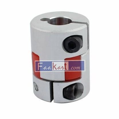 Picture of uxcell  6mm to 10mm Shaft Coupling 30mm Length 25mm Diameter Motor Coupler Alloy