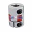 Picture of uxcell  6mm to 10mm Shaft Coupling 30mm Length 25mm Diameter Motor Coupler Alloy