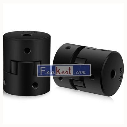 Picture of Yaomiao  Flexible 3-Piece L-Jaw Coupling Set and Rubber Spider Log Splitter Coupling (2 Pieces, 1/2" to 7/8")