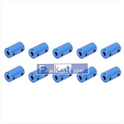 Picture of gentre Shaft Coupling, 10 X 14mm Diameter Motor Couplers for Replacement (Blue)
