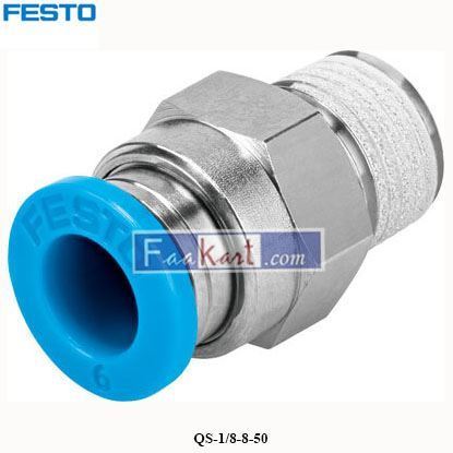 Picture of QS-1/8-8-50   FESTO  Push-in fitting  130676