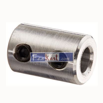 Picture of Climax Part RC-025-A Aluminum Rigid Coupling, 1/4 inch bore, 1/2 inch OD, 3/4 inch Length, 10-32 x 1/8 Set Screw