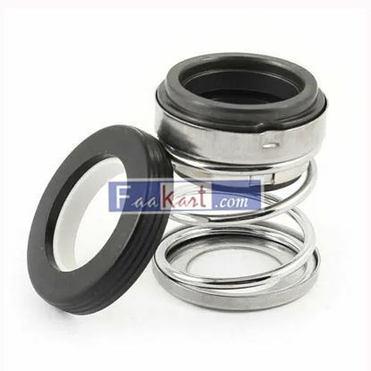 Picture of Replacement Water Pump Coil Spring Rubber Bellows Mechanical Shaft Seal 20mm