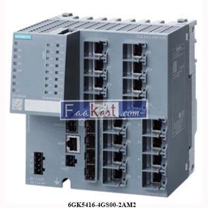 Picture of 6GK5416-4GS00-2AM2 SIEMENS SCALANCE XM416-4C; managed modular IE switch