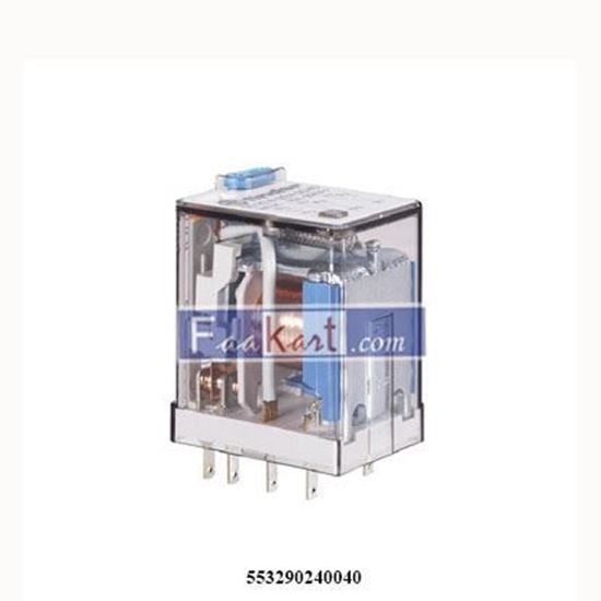 Picture of 553290240040  Finder relays 2CO   DPDT, 24 Vdc, 10A  553290240040