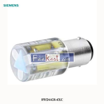 Picture of 8WD4428-6XC   SIEMENS   LED, Base BA 15d, green, 24 V AC/DC   8WD44286XC