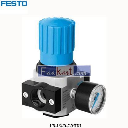 Picture of LR-1/2-D-7-MIDI   Festo  G 1/2 Pneumatic Regulator  162586