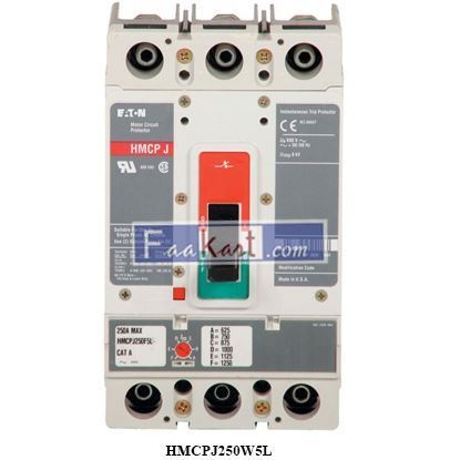 Picture of HMCPJ250W5L Eaton molded case circuit breaker