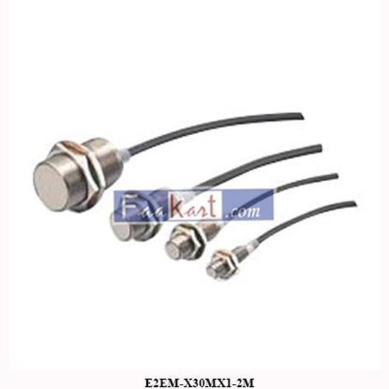 Picture of E2EM-X30MX1-2M  OMRON Long Distance Proximity Sensor  E2EM-X30MX12M