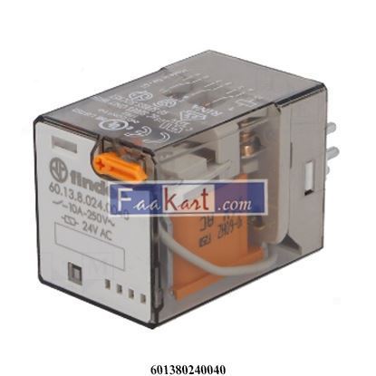 Picture of 601380240040 - 60.13.8.024.0040 - Finder-relay-3CO-10A-24Vca