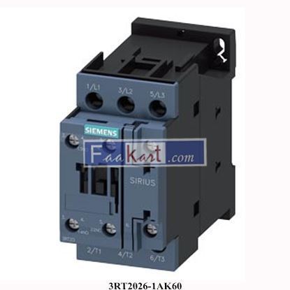 Picture of 3RT2026-1AK60 SIEMENS  POWER CONTACTOR