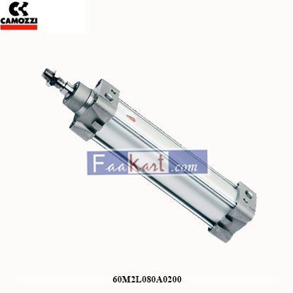 Picture of 60M2L080A0200  CAMOZZI   80mm Bore, 200mm Stroke, Double Acting, Series 60 Tie Rod Cylinders
