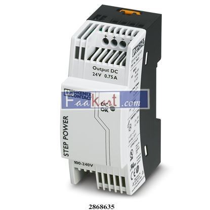 Picture of 2868635 PHOENIX CONTACT  STEP-PS/ 1AC/24DC/0.75 - Power supply unit