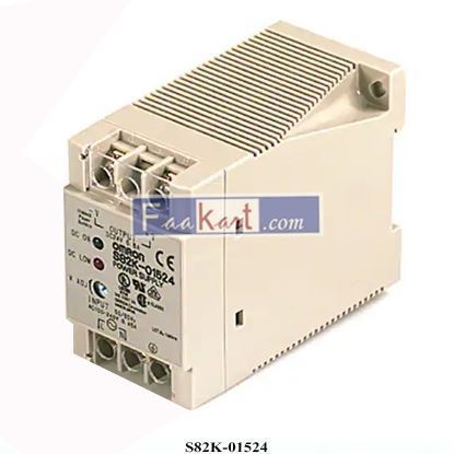 Picture of S82K-01524 OMRON  AC/DC DIN RAIL SUPPLY 24V 15W