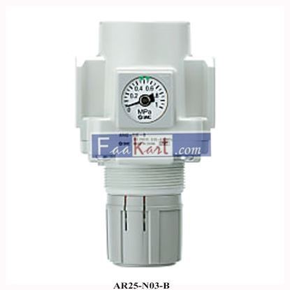 Picture of AR25-N03-B  SMC Regulator (With Backflow Function) AR20(K)-B To AR60(K)-B Series.