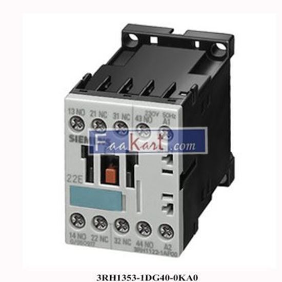 Picture of 3RH1353-1DG40-0KA0 SIEMENS  CONTACTOR RELAY