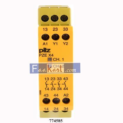 Picture of 774585  PZE X4 24VDC 4N/O pilz  Safety Relay