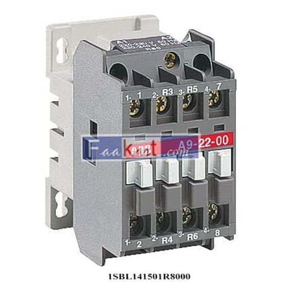Picture of 1SBL141501R8000  ABB  A9-22-00 220-230V 50Hz / 230-240V 60Hz  Contactor