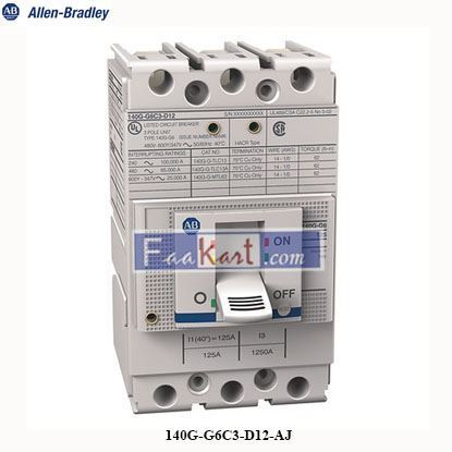 Picture of 140G-G6C3-D12-AJ   ALLEN-BRADLEY   Molded Case , Circuit Breakers