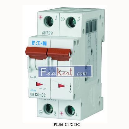 Picture of PLS6-C4/2-DC  EATON  MINIATURE CIRCUIT BRAKER