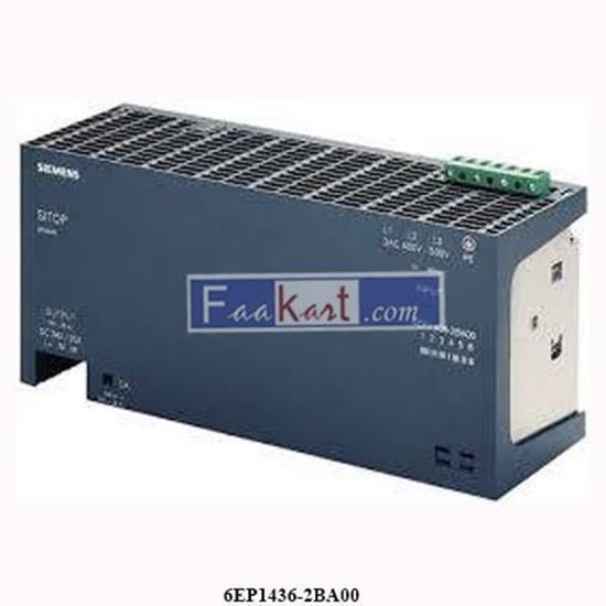 Picture of 6EP1436-2BA00  SIEMENS SITOP power 20 A, Stabilized power supply input