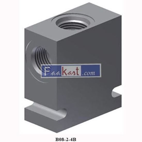 Picture of B08-2-4B  PTC BLOKK 1/4" BSP, STÅL