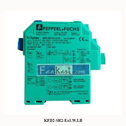 Picture of KFD2-SR2-EX1.W.LB  | Pepperl+Fuchs  | Switch Amplifier    KFD2-SR2-Ex1.W.LB