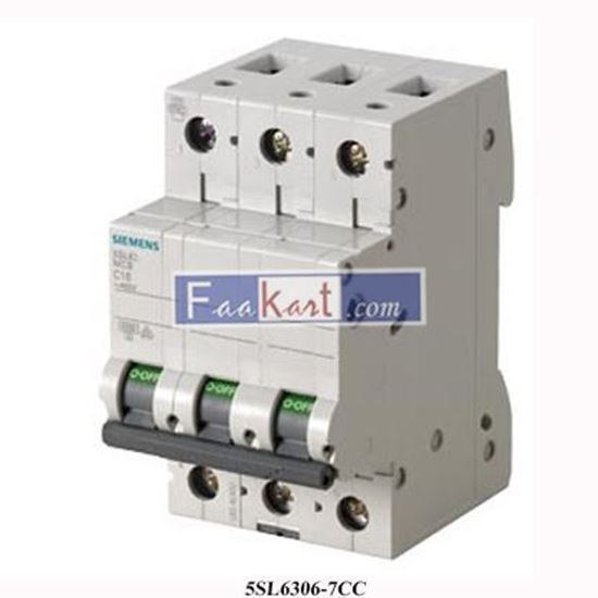 Picture of 5SL6306-7CC  SIEMENS   Miniature circuit breaker