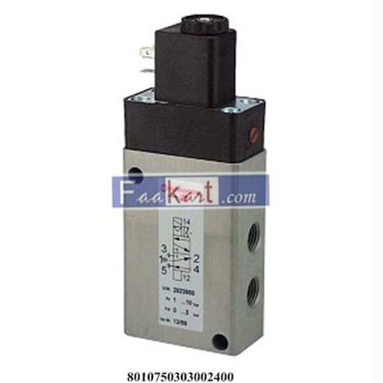 Picture of 8010750303002400 NORGREN Solenoid Actuated InLine Valve