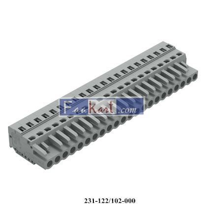 Picture of 231-122/102-000  WAGO  1-conductor female connector