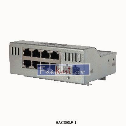 Picture of 0AC808.9-1   B&R   8-port industrial hub (layer 2), 24 VDC