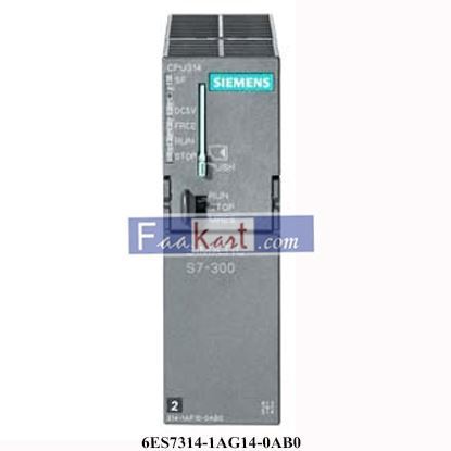 Picture of 6ES7314-1AG14-0AB0   SIEMENS   SIMATIC S7-300, CPU 314 Central processing unit with MPI  6ES7314-1AG14-0ABO