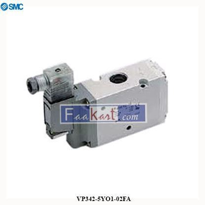 Picture of VP342-5YO1-02FA  SMC  valve, sol, VP3/5/7 SOL VALVE 3-PORT