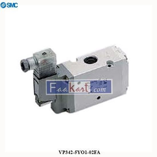 Picture of VP342-5YO1-02FA  SMC  valve, sol, VP3/5/7 SOL VALVE 3-PORT