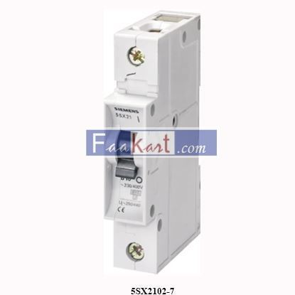 Picture of 5SX2102-7 SIEMENS  CIRCUIT BREAKER