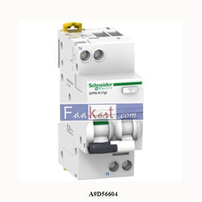 Picture of A9D56604  SCHNEIDER  Schneider Electric Residual current breaker with overcurrent protection (RCBO)