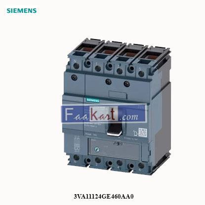Picture of 3VA11124GE460AA0    Siemens  Power circuit-breaker   3VA1112-4GE460AA0   3VA1112-4GE46-0AA0