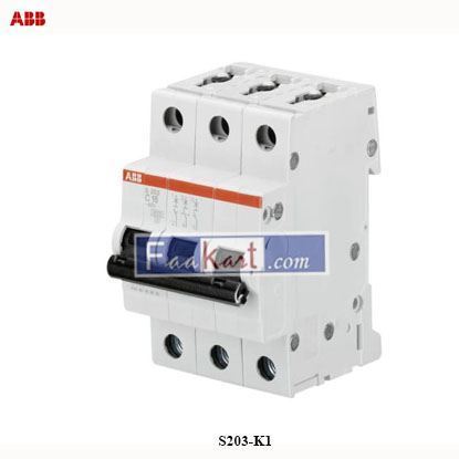 Picture of S203-K16   ABB   Miniature Circuit Breaker   2CDS253001R0467