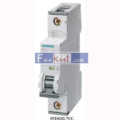 Picture of 5SY6102-7CC  SIEMENS  MINIATURE CIRCUIT BREAKER