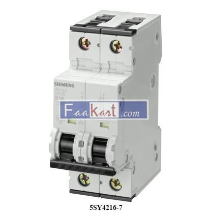 Picture of 5SY4216-7 | 5SY42167 |  SIEMENS  Miniature circuit breaker