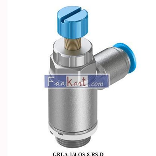 Picture of GRLA-1/4-QS-8-RS-D  FESTO  One-way flow control valve 534339