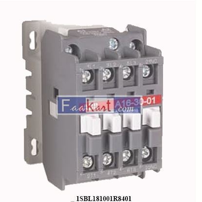 Picture of 1SBL181001R8401 - A16-30-01 110V 50Hz / 110-120V 60Hz  ABB  Contactor