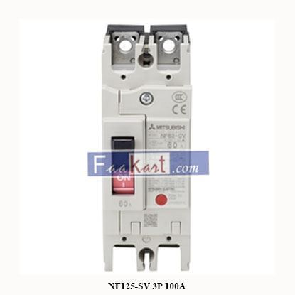 Picture of NF125-CV 3P 100A   MITSUBISHI   Circuit breaker 3pole