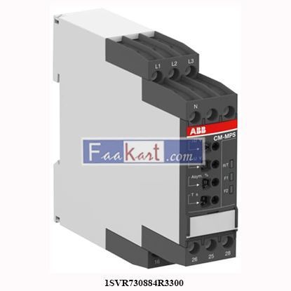 Picture of 1SVR730884R3300  ABB  Three-phase monitoring relay  CM-MPS.41S