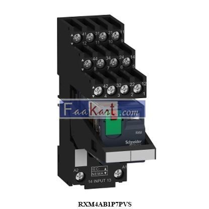 Picture of RXM4AB1P7PVS  Schneider Electric  Miniature plug in relay