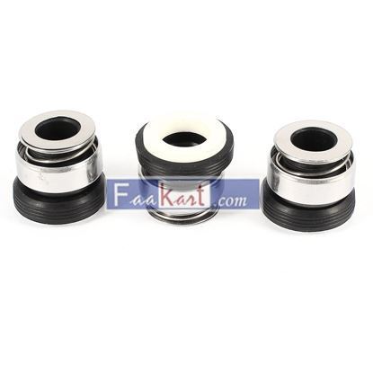 Picture of uxcell 3PCS Ceramic Ring 12mm Inner Dia Water Pumps Shaft Mechanical Sealing
