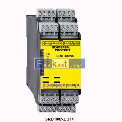 Picture of SRB400NE-24V  SCHMERSAL SRB400NE 24V SAFETY RELAY MODULE