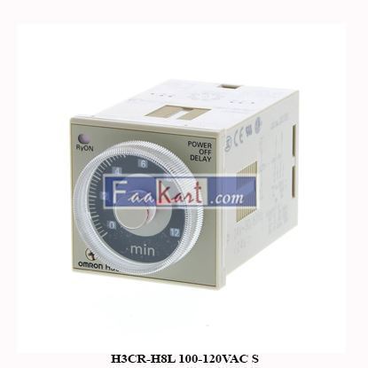 Picture of H3CR-H8L 100-120VAC S Omron Timer relay